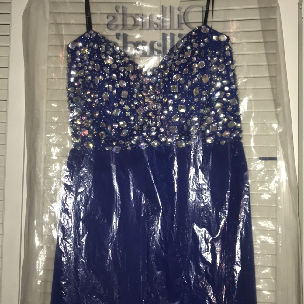 Royal Blue Short Prom Dress
